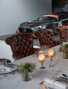 Dekorierter Tisch